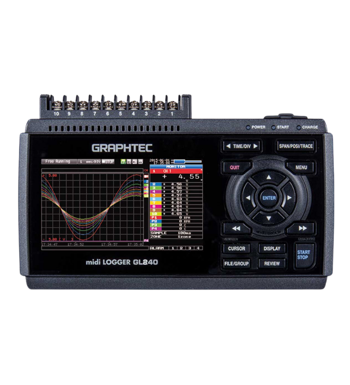 GL 840M  20-channel handy-type logger